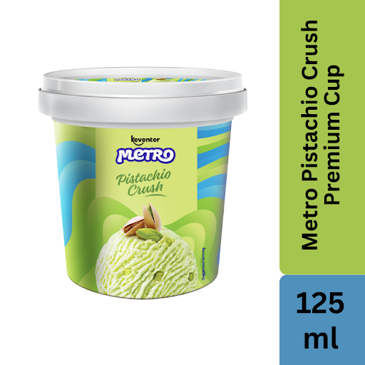 Pistachio Crush Cup Ice Cream (Serving 125 Ml)