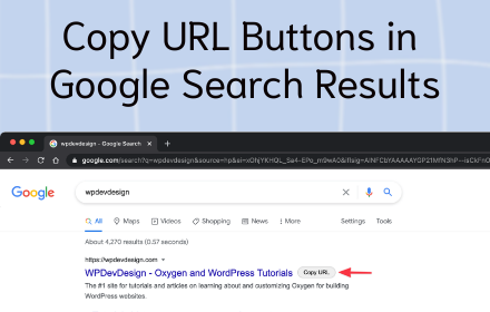 Copy URL Buttons in Google Search Results small promo image