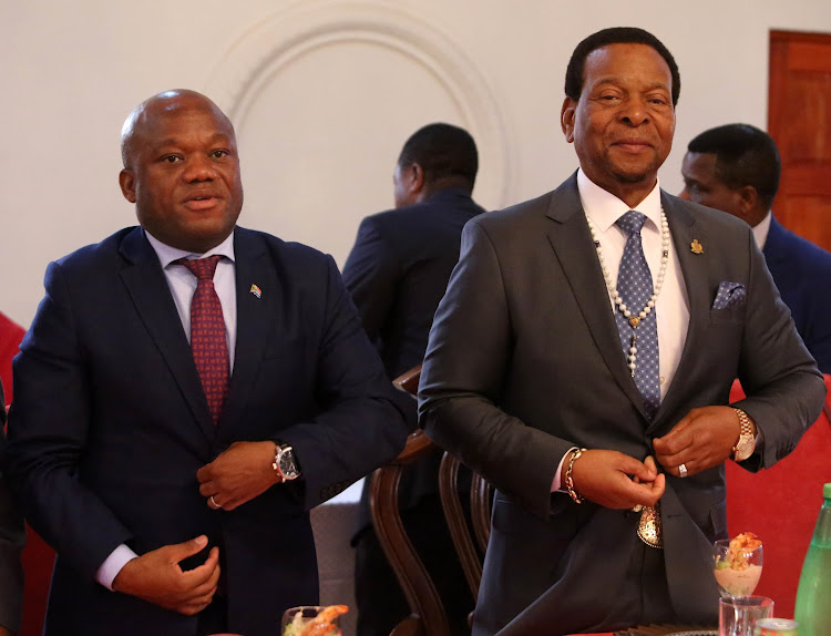Newly elected KwaZulu-Natal premier Sihle Zikalala and his provincial parliament visited the Zulu monarch at his palace on Thursday