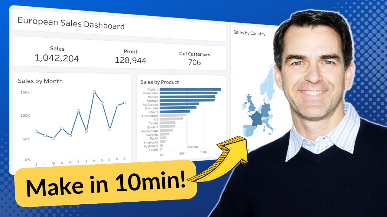 Make an Awesome TABLEAU Dashboard in Just 10 Minutes