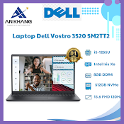 Laptop Dell Vostro 15 3520 5M2Tt2 (Intel Core I5 - 1235U | 8Gb | 512Gb | 15.6 Inch Fhd | Iris Xe Graphics | Windows 11 | Office | Xám) - Hàng Chính Hãng - Bảo Hành 12 Tháng