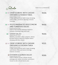 The Corner Lounge & Bar - Crowne Plaza menu 2