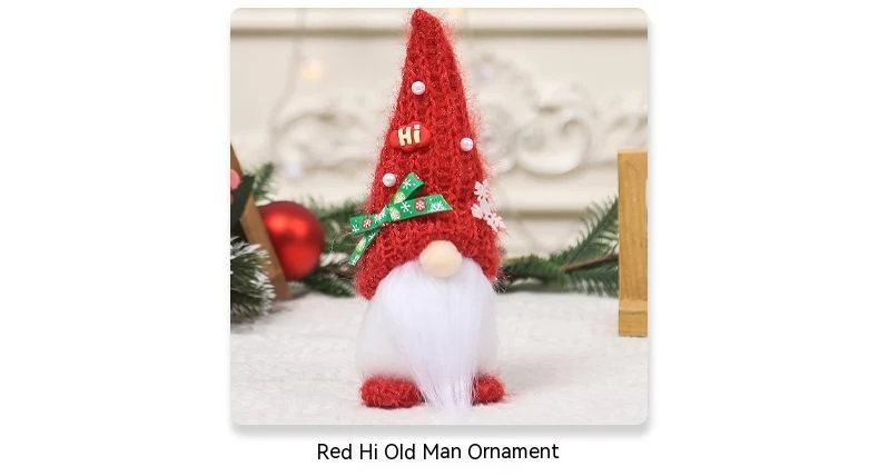 Ornements de Noël Poupées Bonbons Cartoon pour une décoration festive et amusante. Ajoutez une touche de fantaisie à votre sapin et votre maison!