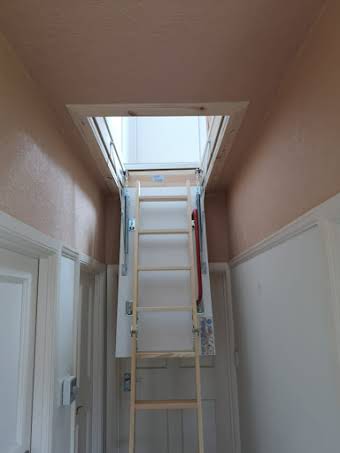 Loft Ladder Solutions - Timber ladder with insulated hatch door installation album cover