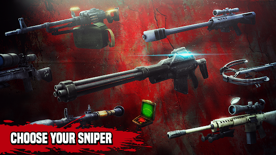 Zombie Hunter Sniper MOD (Free Shopping) 4