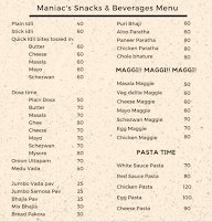 The Food Maniac menu 3