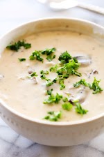 Creamy Mushroom Soup was pinched from <a href="http://www.chef-in-training.com/2016/03/creamy-mushroom-soup/" target="_blank">www.chef-in-training.com.</a>