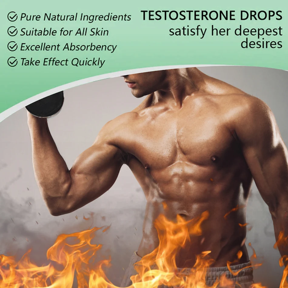 Huile de Soin Corporel pour Hommes Renforcement de l'Endurance Physique Traitement pour une meilleure performance et récupération musculaire