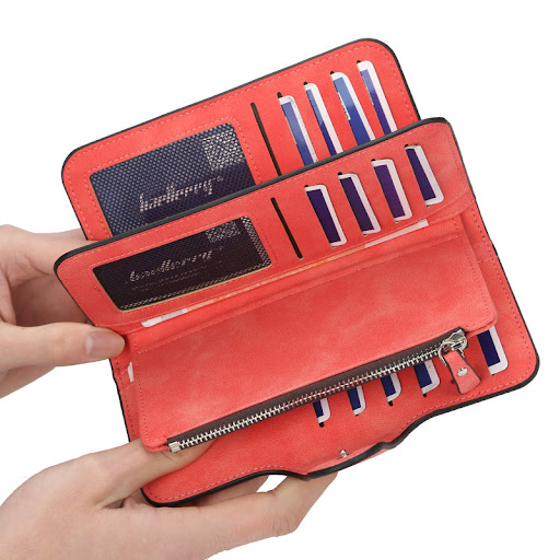 Title 1, Long buckle ladies wallet clutch