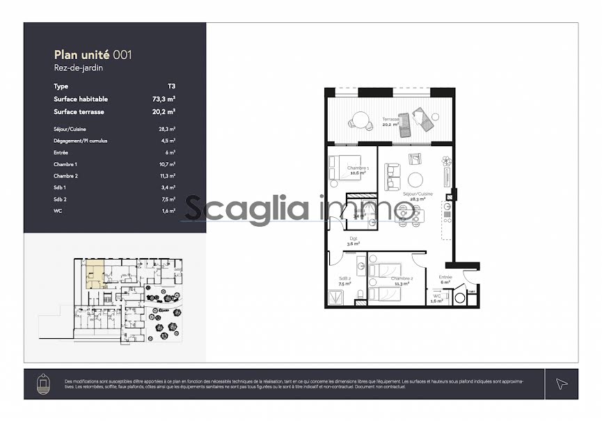 Vente appartement 3 pièces 73.3 m² à Pianottoli-Caldarello (20131), 436 000 €