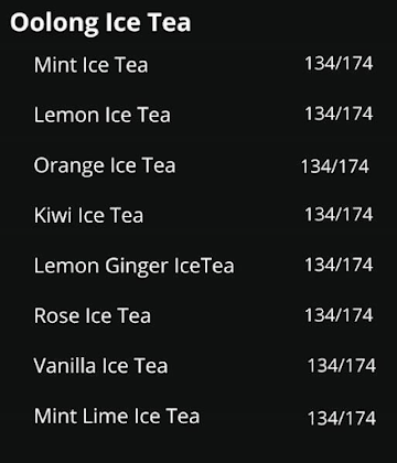 8 Tea menu 