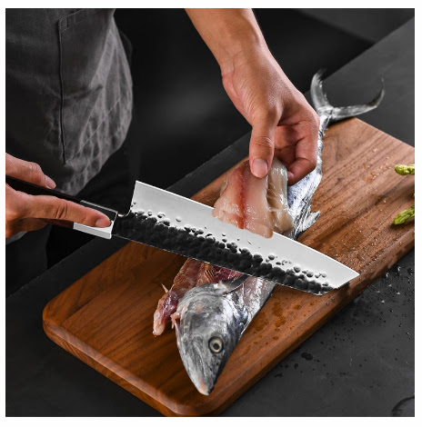 Title 2, Damascus Steel 8 Inch Chefs Knife Damascus Kit...