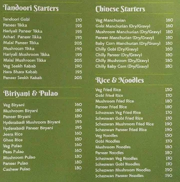 Shri Gowri Krishnaa menu 