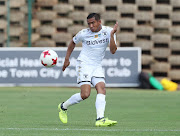 Daine Klate of Bidvest Wits during the 2017 MTN8 semifinal football match between Bidvest Wits and Cape Town City at Bidvest Stadium, Johannesburg on 10 September 2017.