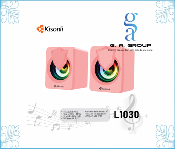 Loa 2.0 Kisonli L - 1030 Led