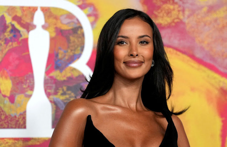 Host Maya Jama arrives for the Brit Awards at the O2 Arena in London.