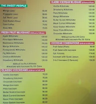 Archana Sweets menu 2