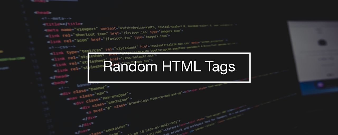 Random HTML Tags Preview image 2