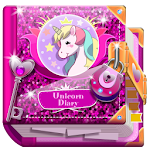 Cover Image of Download Unicorn Diary (with lock - password) 6.1 APK