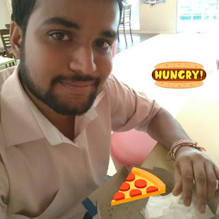 Rajnish Kumar Pandey at Domino's Pizza, Mariplex Mall,  photos