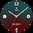 Green Red Analogue Watch Face icon