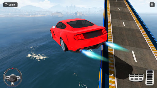 Screenshot GT car stunts 3d: Ramp Car