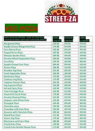 Streetza Pizza menu 2