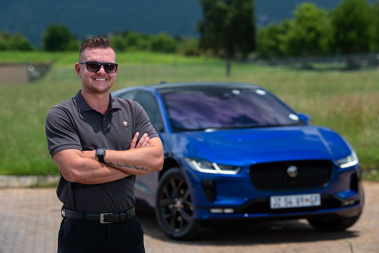 Jaguar’s Andrew Blane tested the real-world electricity consumption of the I-Pace. Picture: SUPPLIED