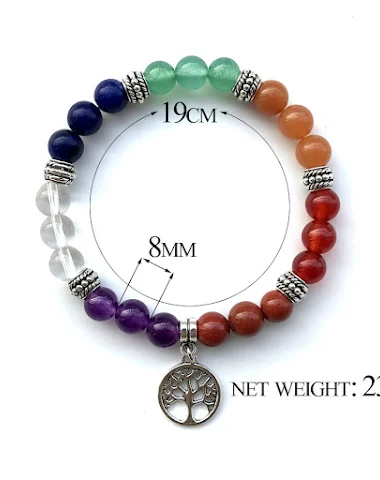 8mm Rode Aventurijn Tree of Life Ar - 1