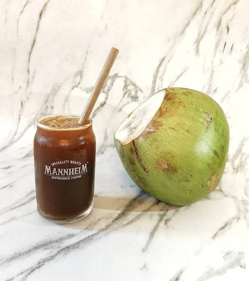 Fresh Coconut Water & Espresso