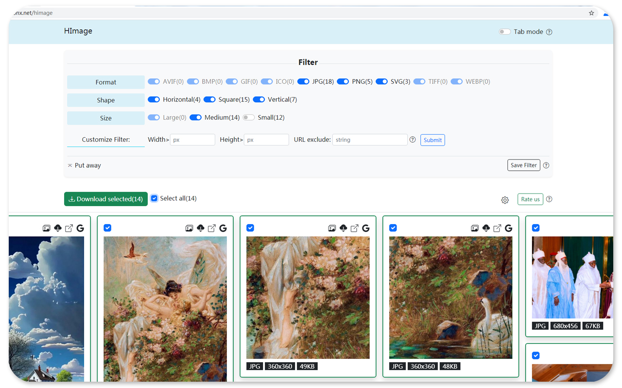 Image downloader online - HImage Preview image 3