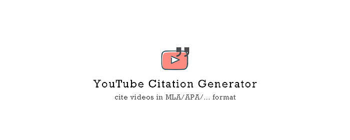 YouTube Citation Generator marquee promo image