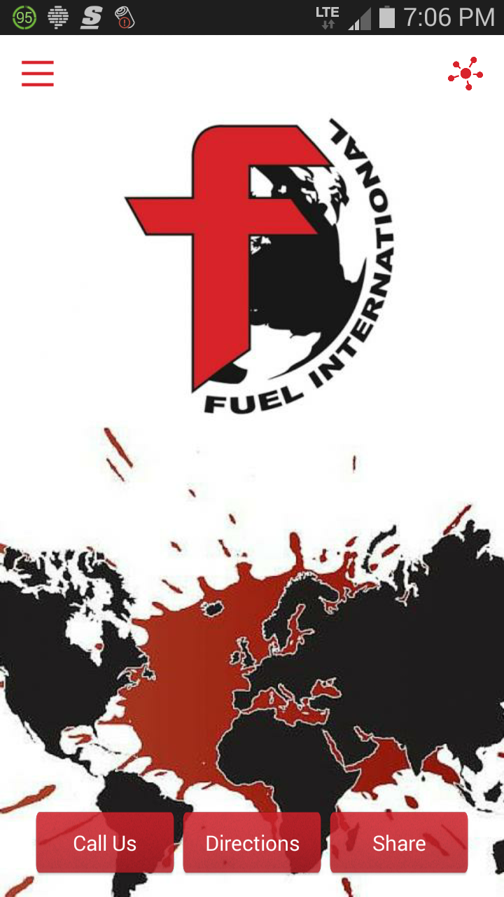 Fuel App Screen 1