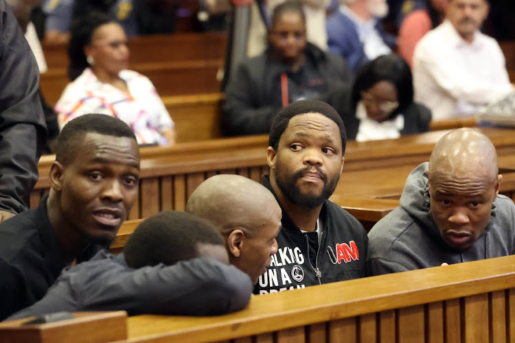 The five man accused of Senzo Meyiwa's murder on trial in the North Gauteng High Court in Pretoria.