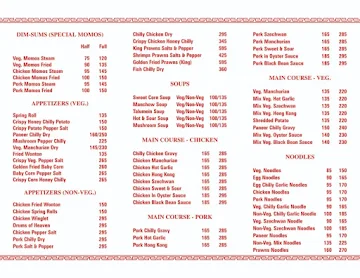 Momos House menu 