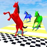 Cover Image of Télécharger Course de chevaux amusante 3D | Exécuter des jeux 2.1 APK