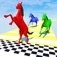 Horse Run Fun Race 3D Games