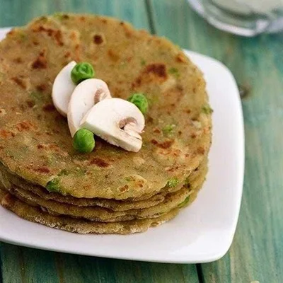 Mushroom Masala Paratha ( Desi Ghee) Big Size