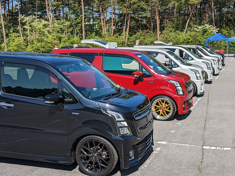 ワゴンRスティングレーのGWの思い出・オフ会・5月もよろしくお願いします・楽しい仲間たち・カスタムカーに関するカスタム事例の投稿画像9枚目