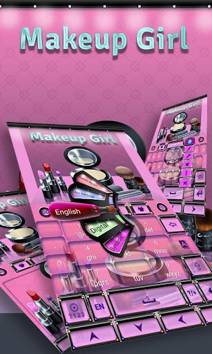 Makeup Girl Keyboard Theme