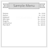 Balaji Snacks menu 1