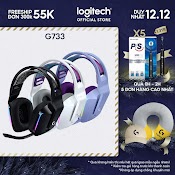 [Mã Elmall5 Giảm Đến 500K] Tai Nghe Game Không Dây Logitech G733 - Rgb, Màn Loa Pro - G, Mic Blue Voice