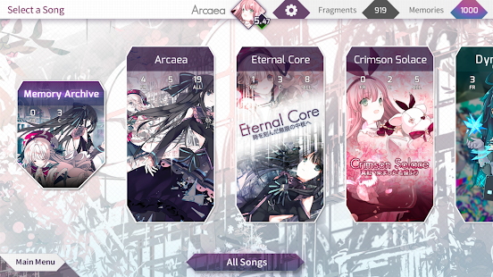 [Game Android] Arcaea – New Dimension Rhythm Game