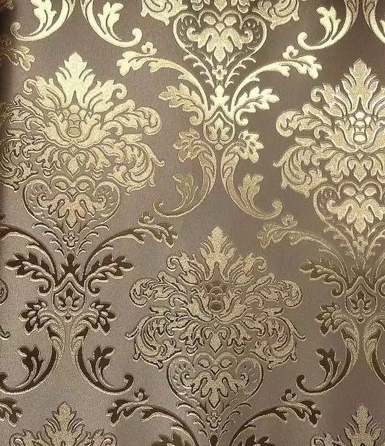 papel para pared dorado