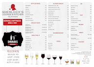 Sherlock's - Lounge & Kitchen menu 7