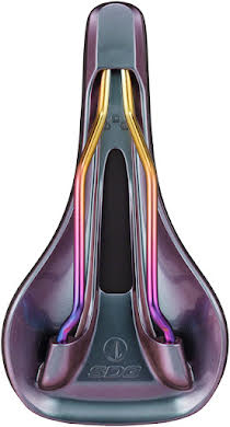 SDG Bel-Air V3 MAX Saddle - PVD Coated Lux-Alloy - Black/Oil-Slick - Sonic Welded Sides - Limited Editio alternate image 1