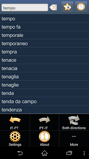 Italian Portuguese Dictionary