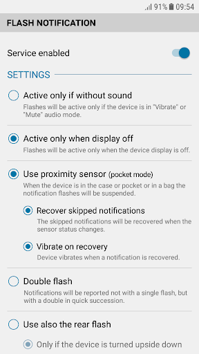 Screenshot FrontFlash Notification