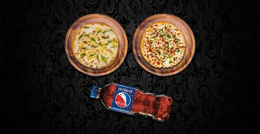 Set Of 2 Pizza Combo + 750ml Cold Drink