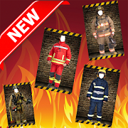 Fire Fighter Photo Suit  Icon